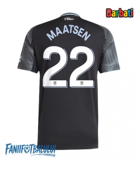Aston Villa Ian Maatsen #22 Tricou Fotbal Replică 2025-26 Barbati Deplasare